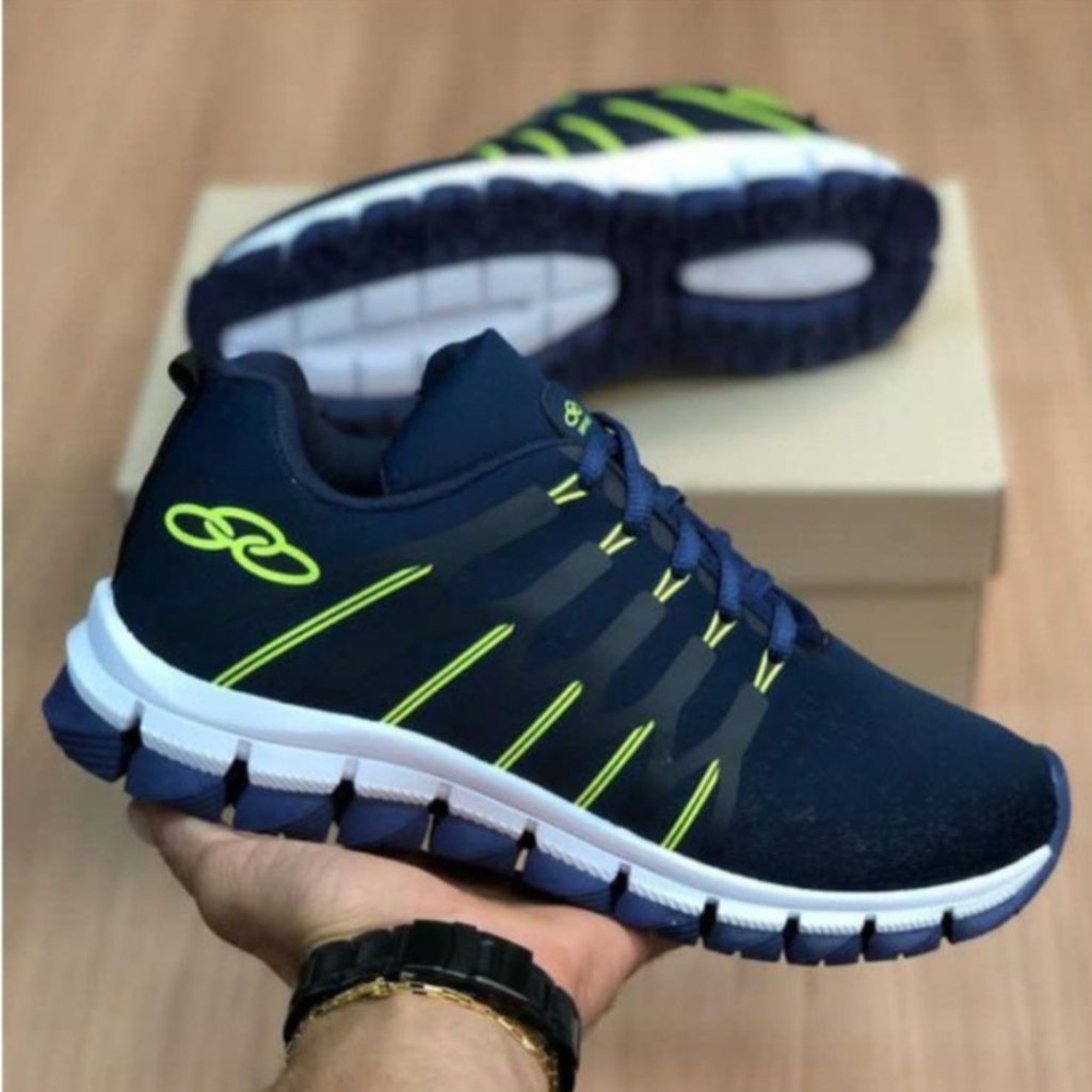 Tênis masculino e feminino academia caminhada tre