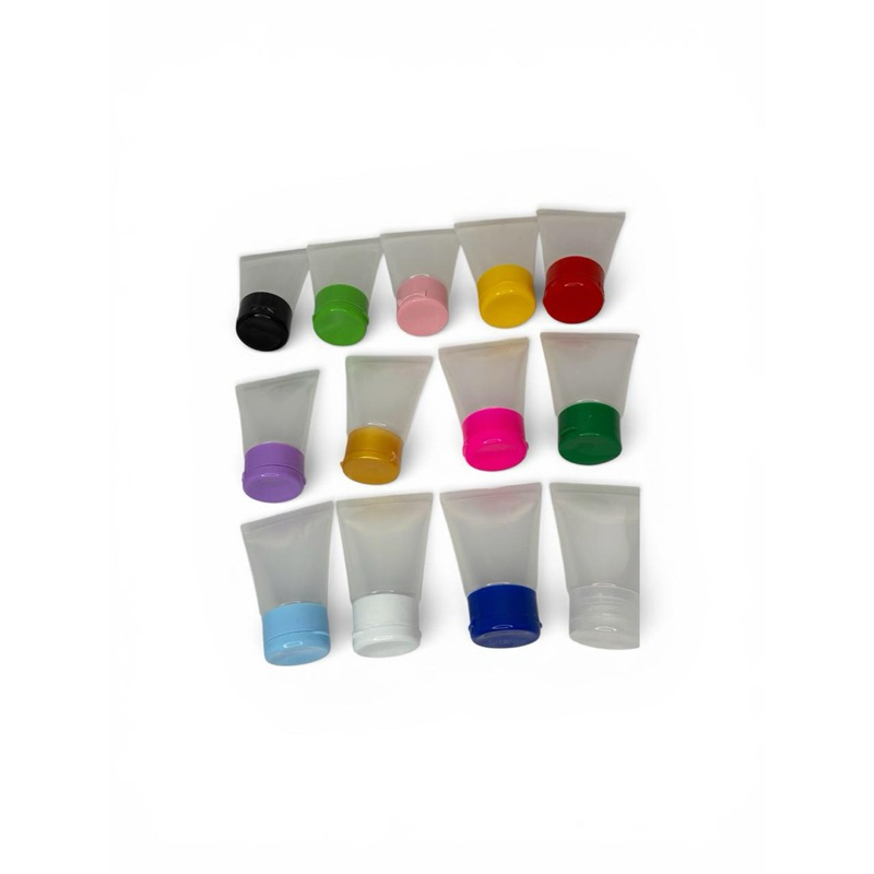 Kit 2030/40/50 Bisnaga Plástica 30ml com Tampa Fl