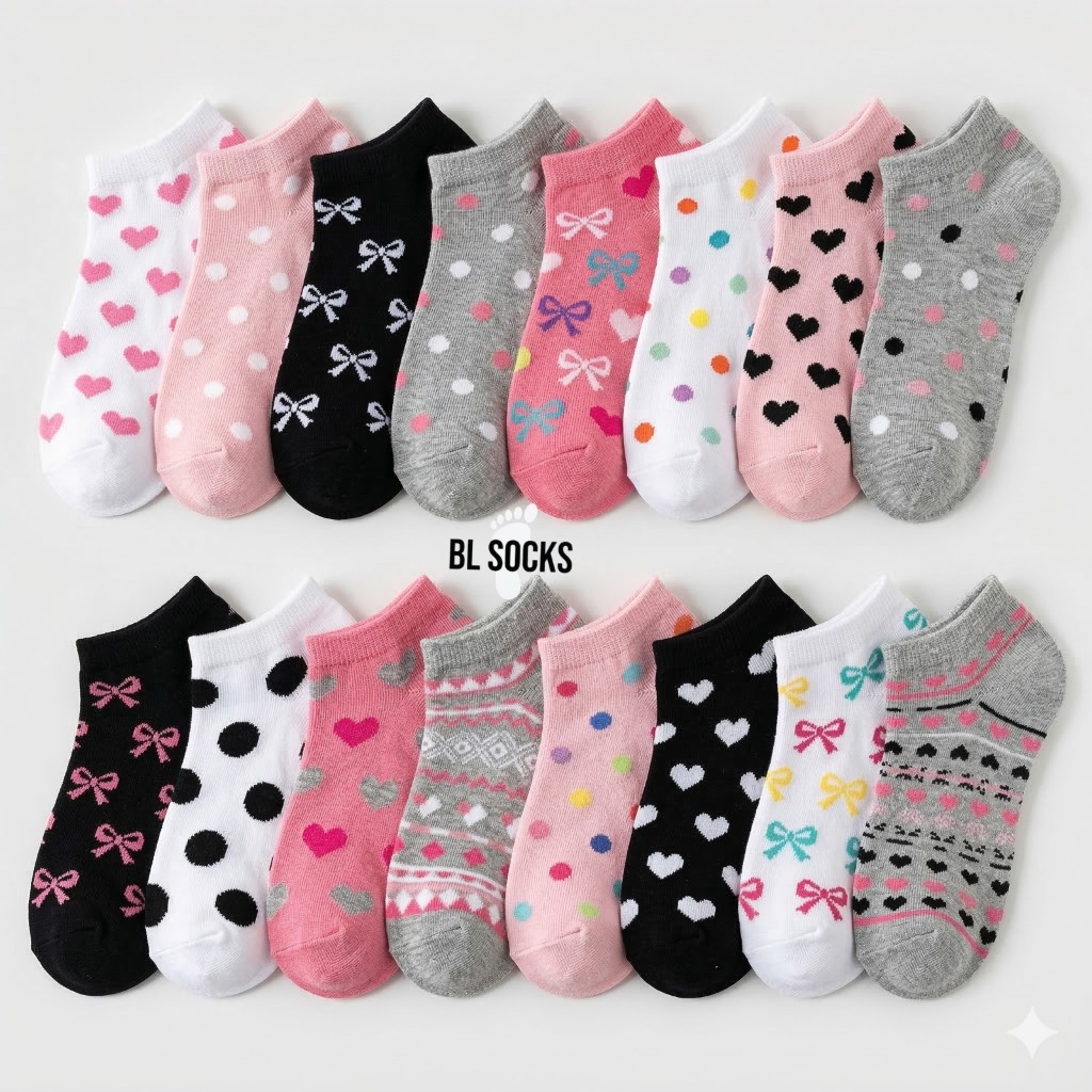 3 / 6 / 9 / 12 / 18 / 24 Pares de Meias Femininas 