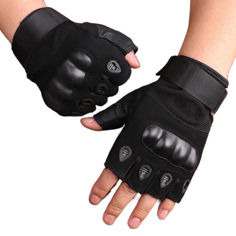 Luvas Táticas Meio Dedo Moto Bike Ciclismo Unisse