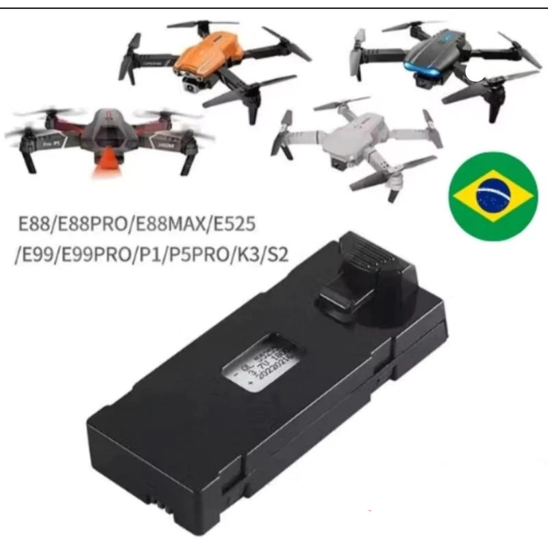 Bateria Para Drone 1800mAh Para E88, E99, Tesla, K