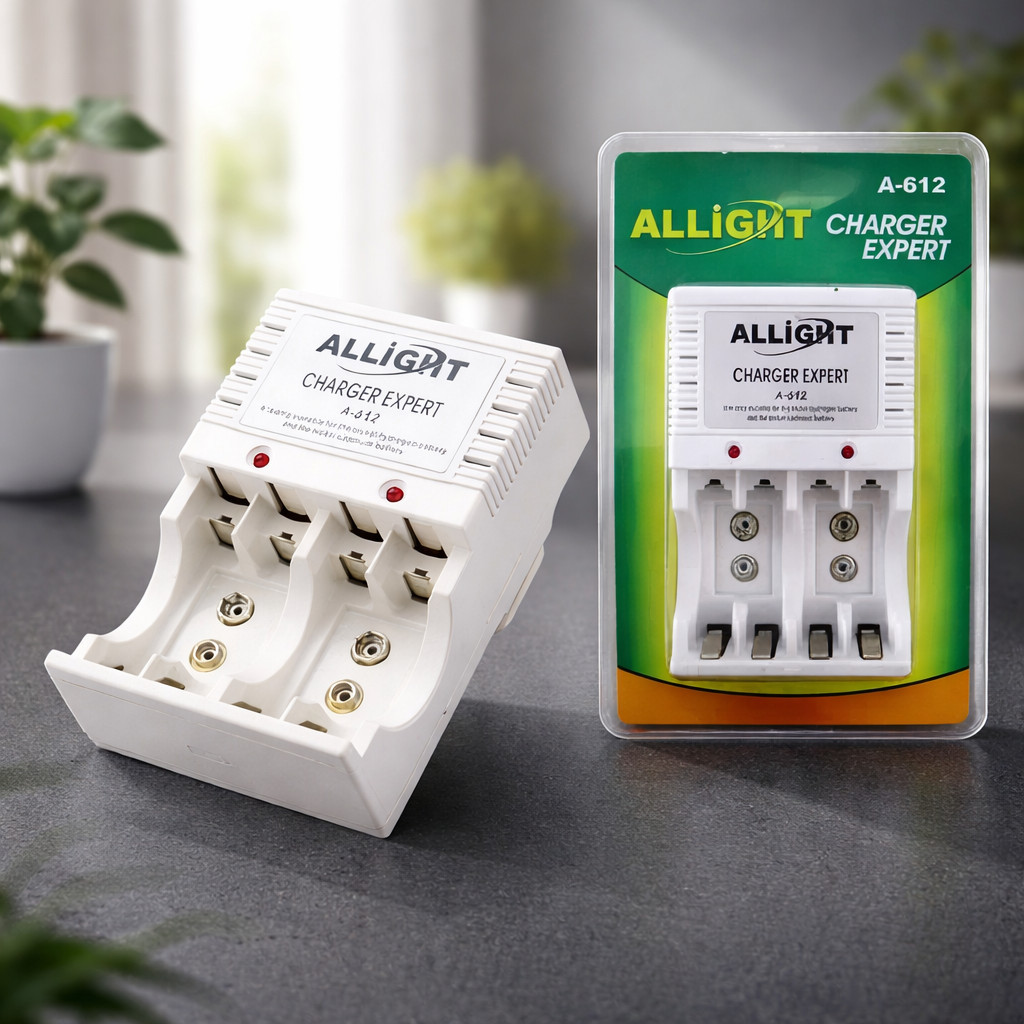 Carregador + Pilhas AA Recarregáveis 2700mAh/4700