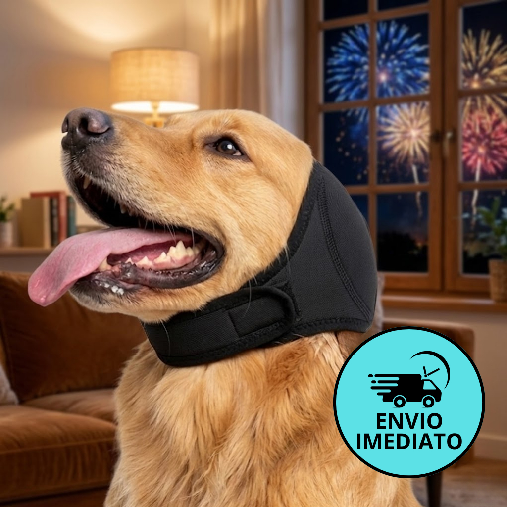 Protetor de Orelha para Cachorro Antirruído Calma