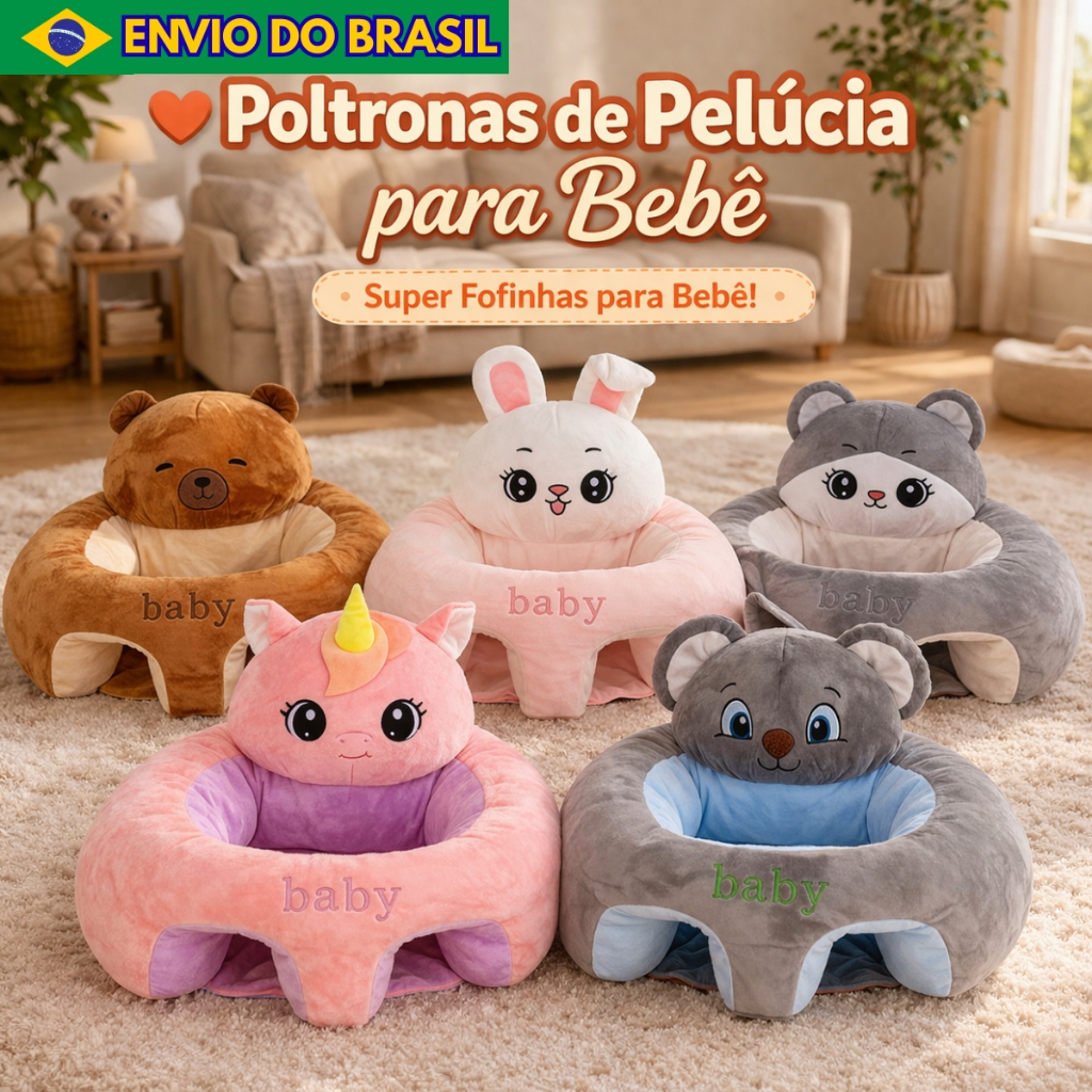 Almofada Assento Infantil de Apoio para Bebê Anti