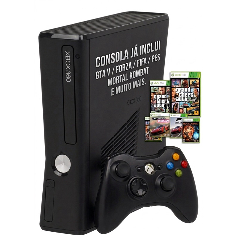 Xbox 360 Desbloqueado RGH (Xploit) | Já inclui GT