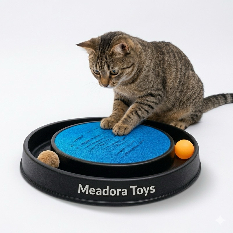 Arranhador Para Gato Interativo Com Bolinha Brinqu