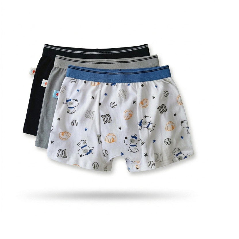 kit Cueca infantil desfralde bebê treinamento box