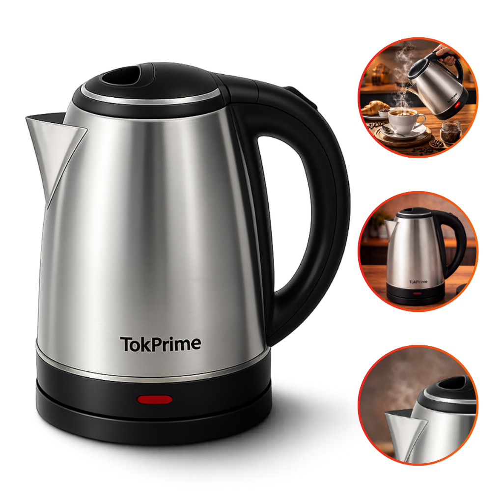 Chaleira Elétrica Inox 1,8l Automática Aquecimen