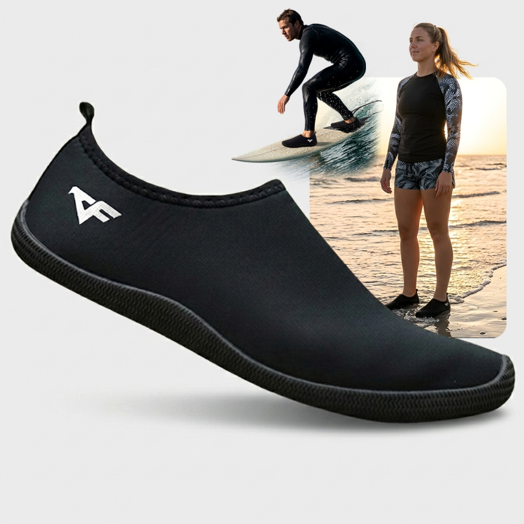 Sapatilha Náutica Aquática Neoprene Flexível Pr