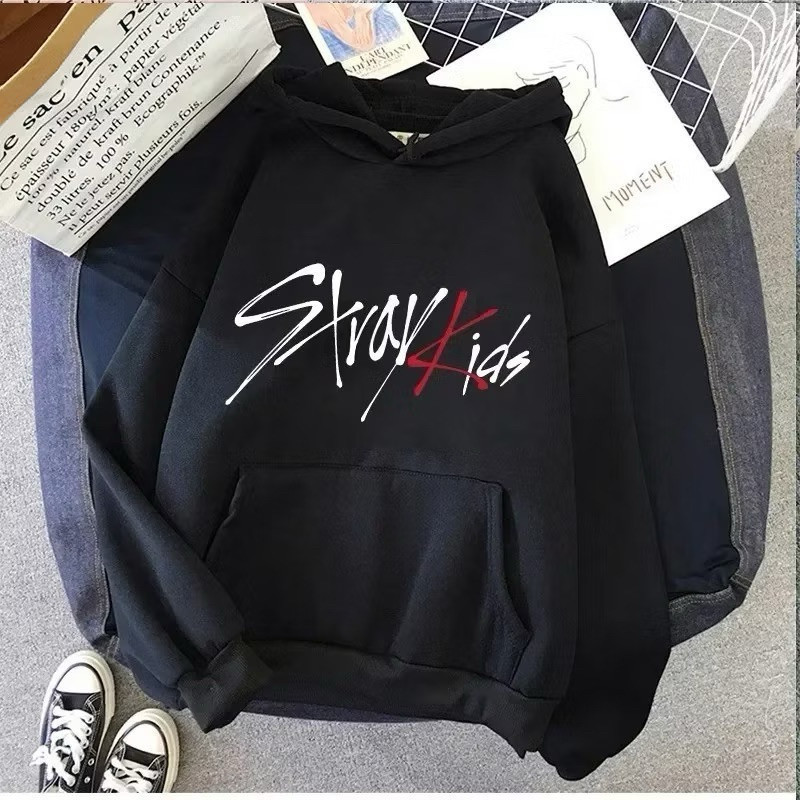 Moletom Canguru Masculino Banda Stray Kids Blusa d