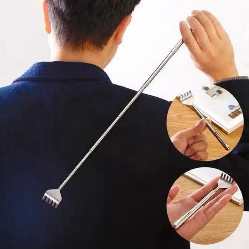 Coçador Regulável Inox Mãozinha Telescópio Co�