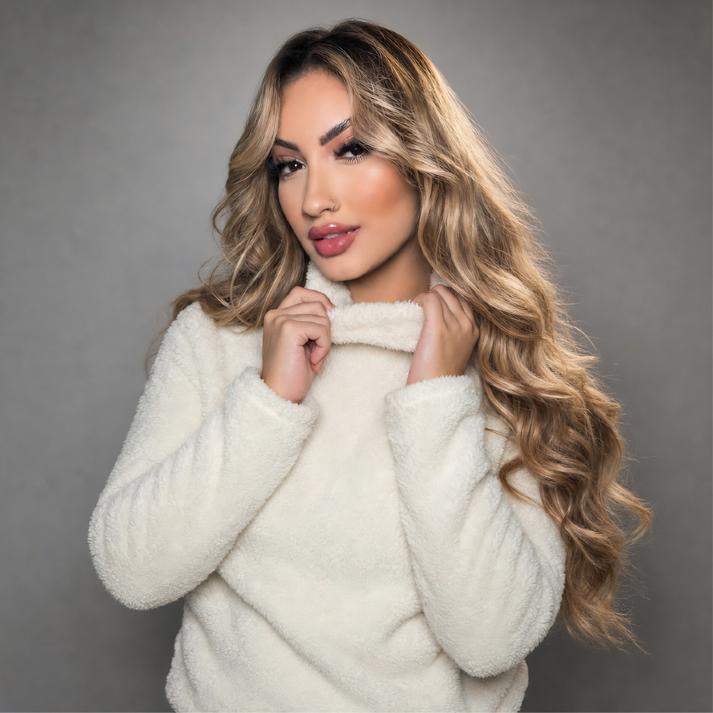 Casaco Teddy Feminino Peluciado Sherpa Inverno Fri