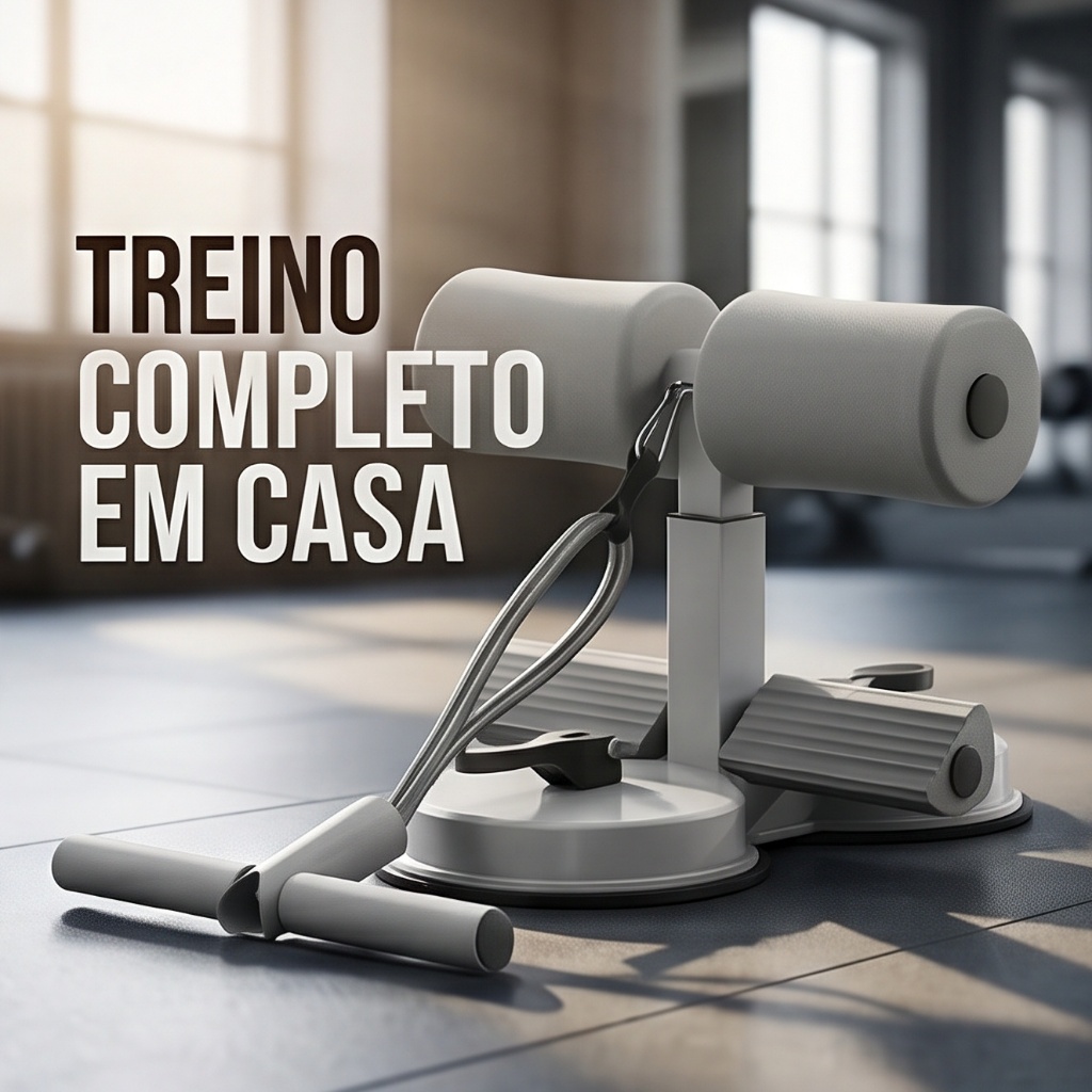 Equipamento auxiliar de abdominais fitness unissex