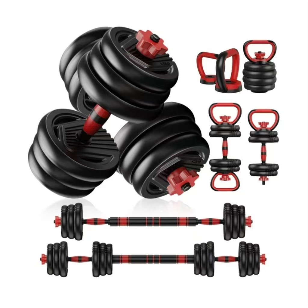 20kg Halteres Barra Kettlebell 6 em 1 Peso Muscula