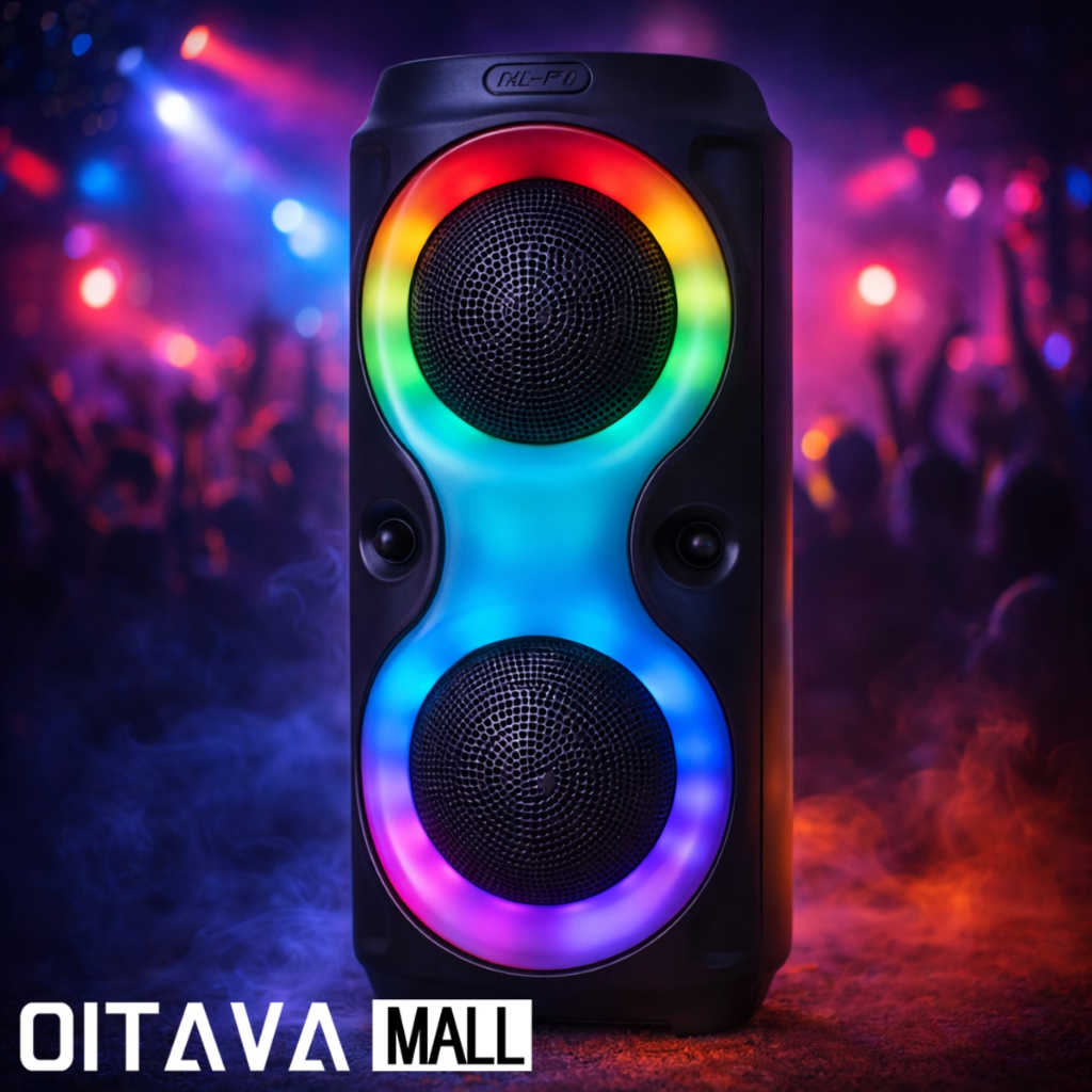 Caixa De Som Bluetooth Multimídia Led Rgb Usb Fm 