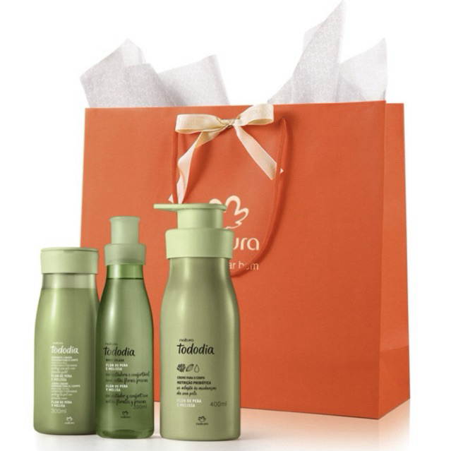 Kit Tododia Flor de Pêra e Melissa Natura Escolha