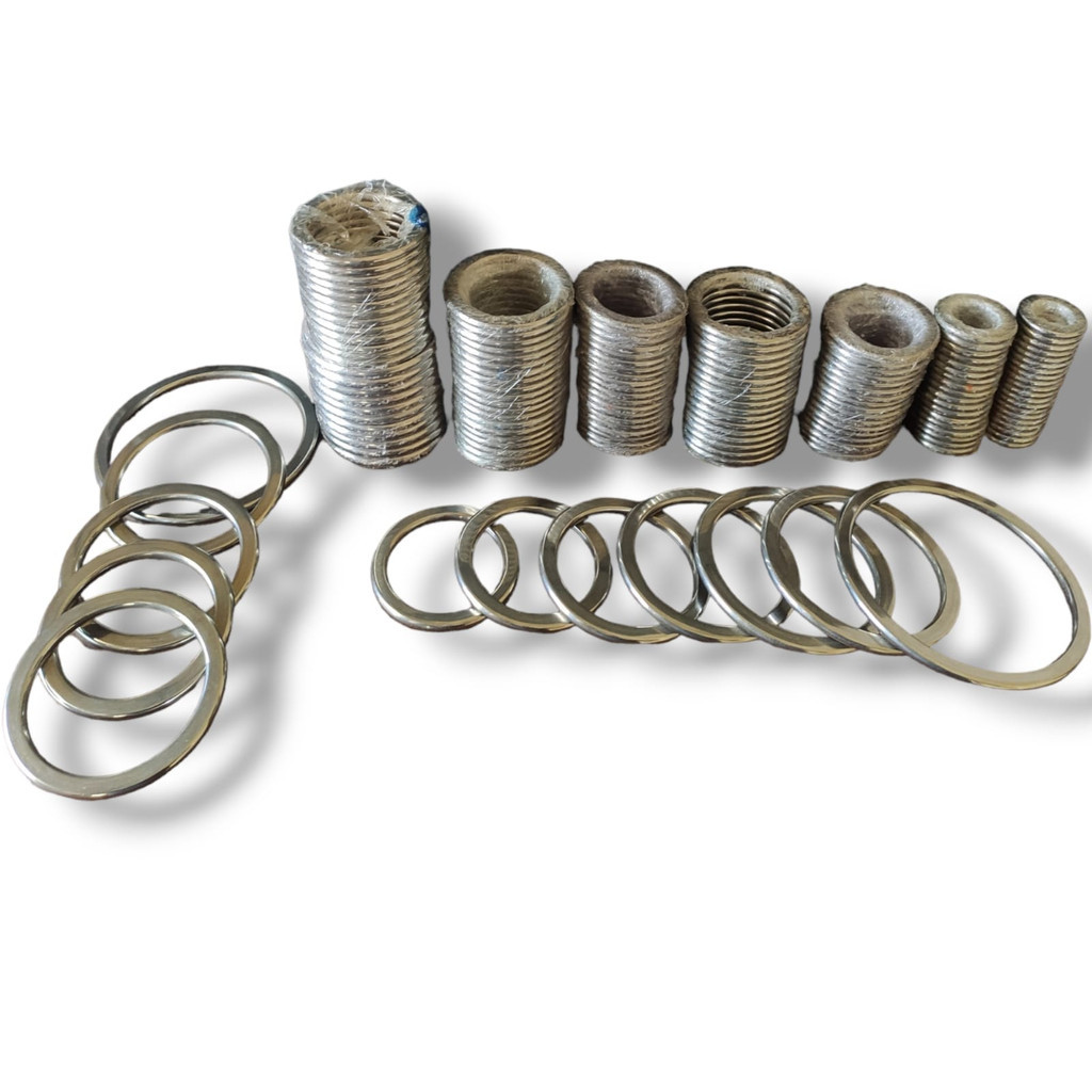 Kit 10 Argolas Chatas em Inox para Traias do 14 ao