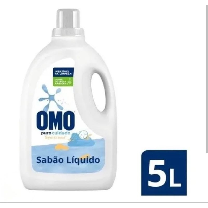 Omo Puro Cuidado 5L Omo Lavegem 5L sabão líquido