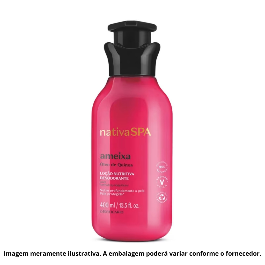 Loção Hidratante Desodorante Corporal Nativa Spa