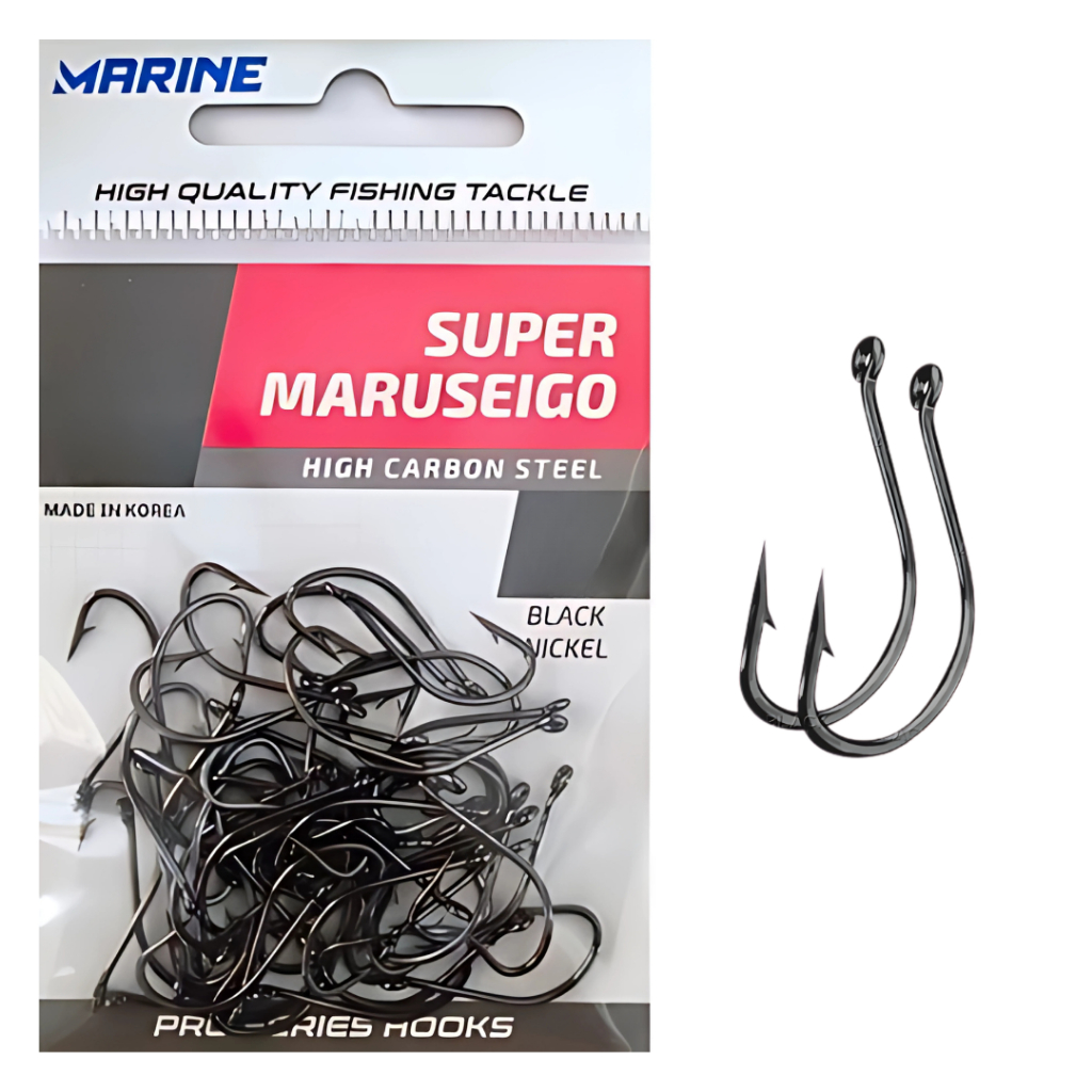 Anzol para Pesca Super Maruseigo Black Nickel Mari