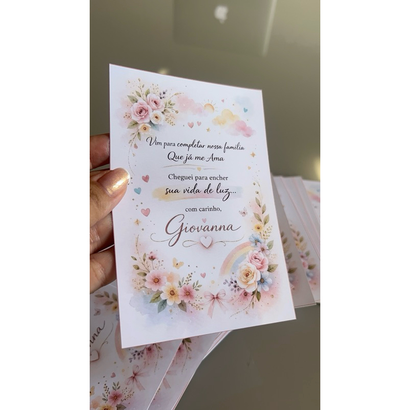 Cartão Personalizado 10×14 (enviando sua art
