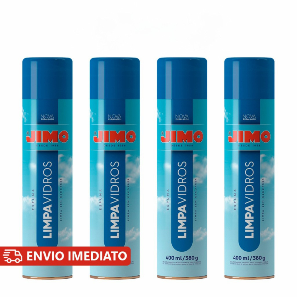 Limpa Vidros Jimo – Spray 400ml Limpa Blinde