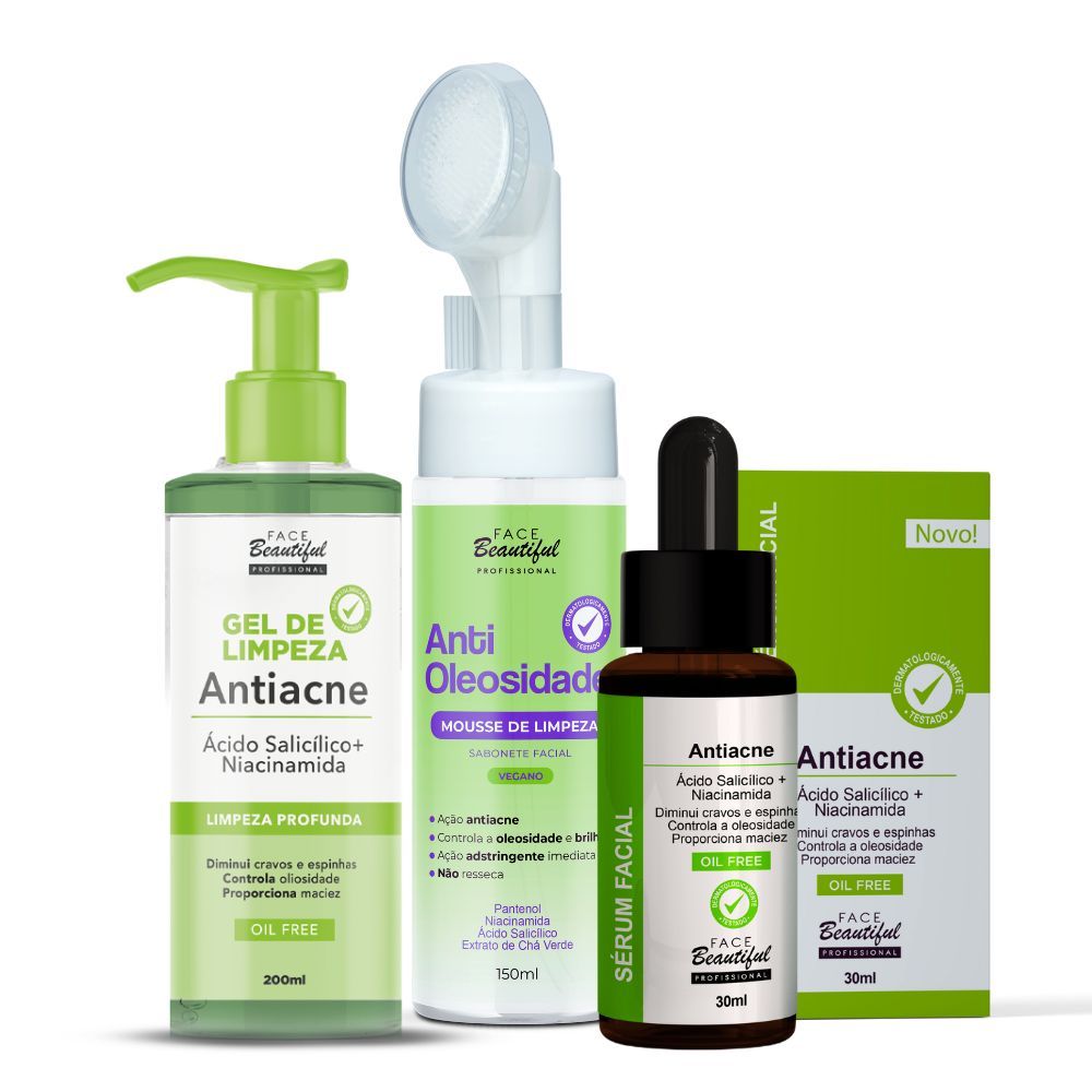 Kit de limpeza e Tratamento Intensivo Lovely E Fac