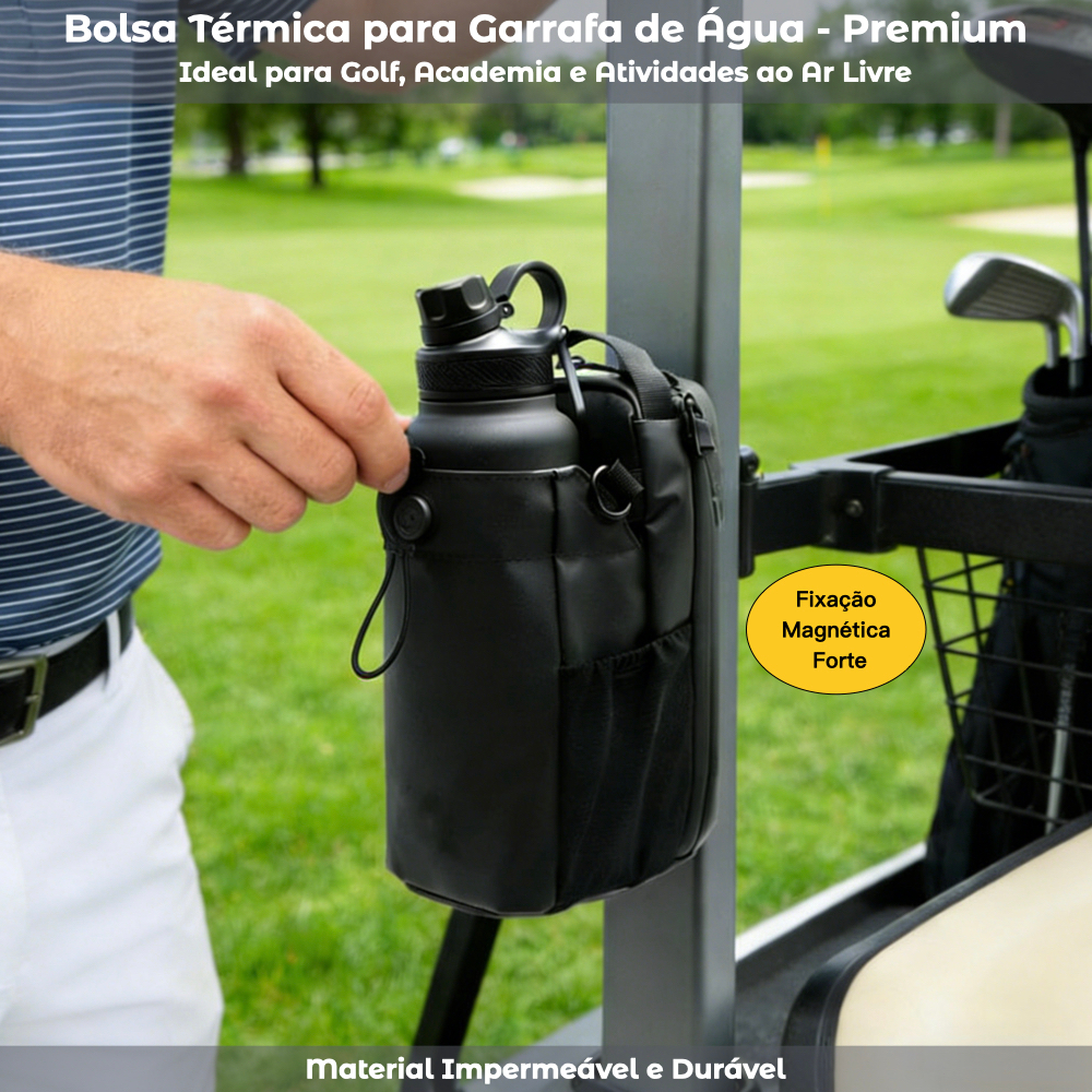 Bolsa Porta-Garrafa Magnética para Golfe | Super 