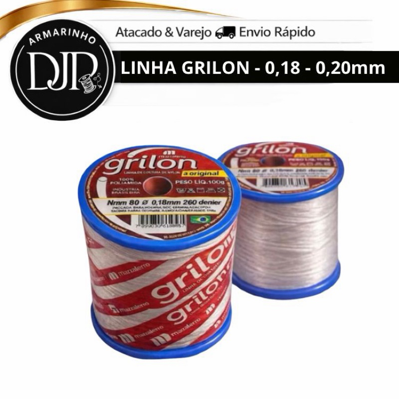 Linha Grilon 0.18  0.20 Linha Invisível