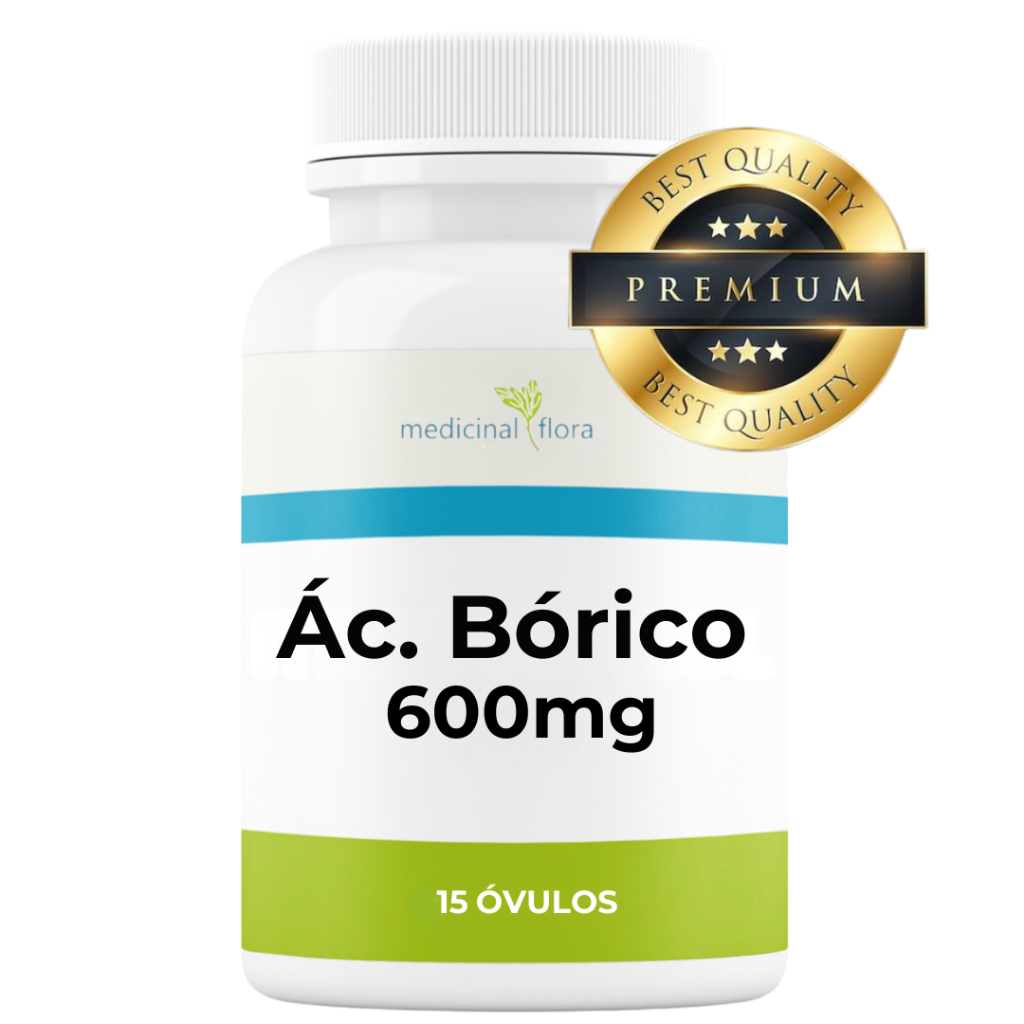 Ác. Bórico 600mg Higiene Íntima – 15 Óvu