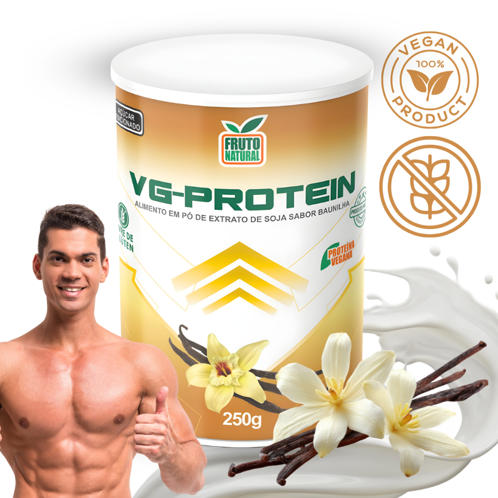 Suplemento Alimentar Proteina Vegana 250g Saúde