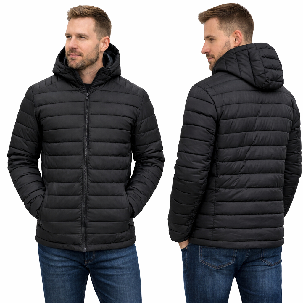 Jaqueta Puffer Impermeavel Bobojaco Corta Vento de