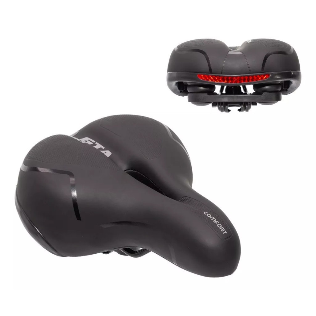 Selim Banco Bike Gta Confort Gel Tec Refletor Com