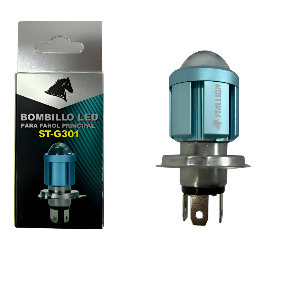 Lampada Bombillo Moto Carro H4 20w 6500k Alto Baix