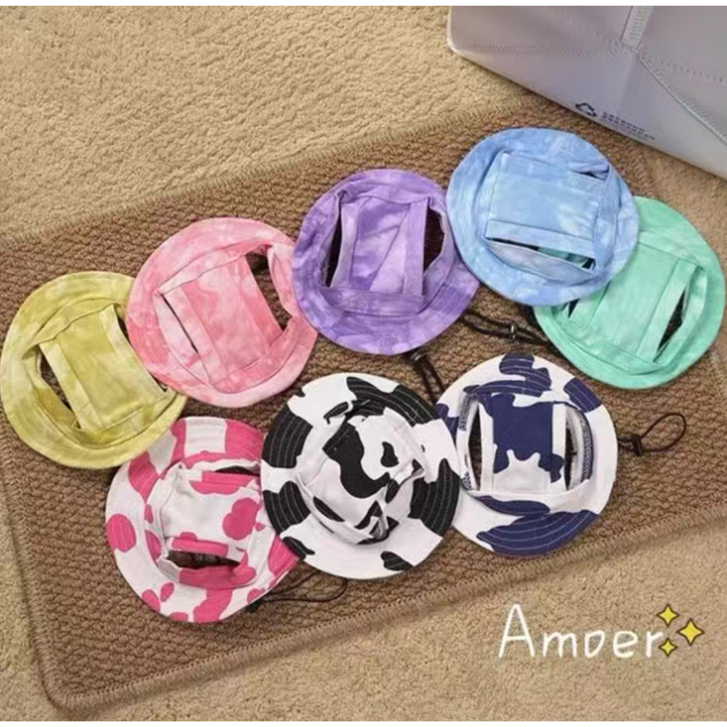 Chapéu Ajustável Para Cachorro Com Furos As Orel
