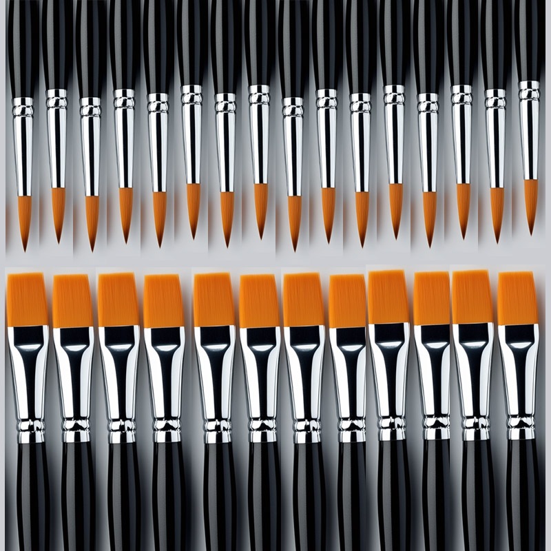 Conjunto De Pincéis De Pintura Profissional (50 U