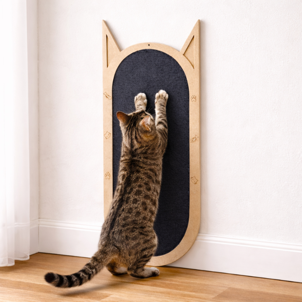 Arranhador Parede Premium Para Gato Afiador Pet Md