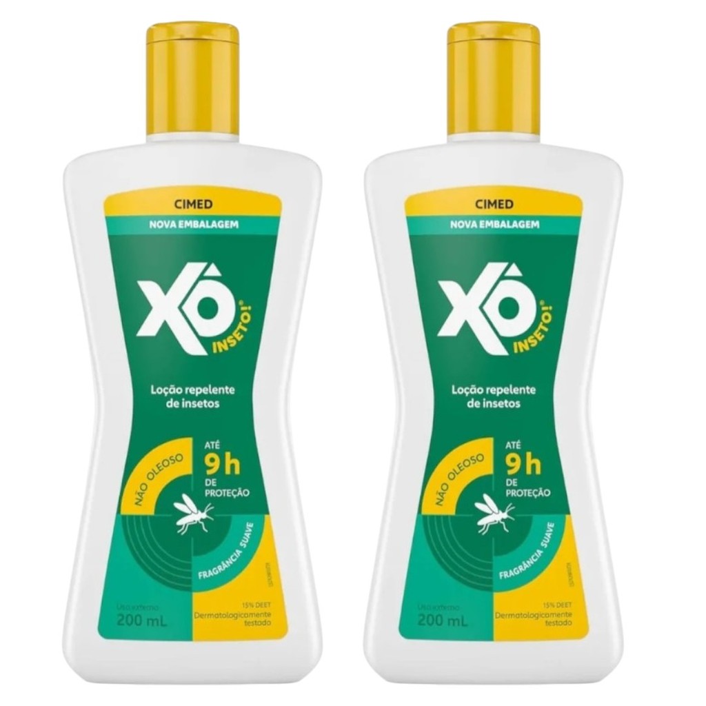 Kit 2 Repelente Xô Inseto Loção 200ml – C