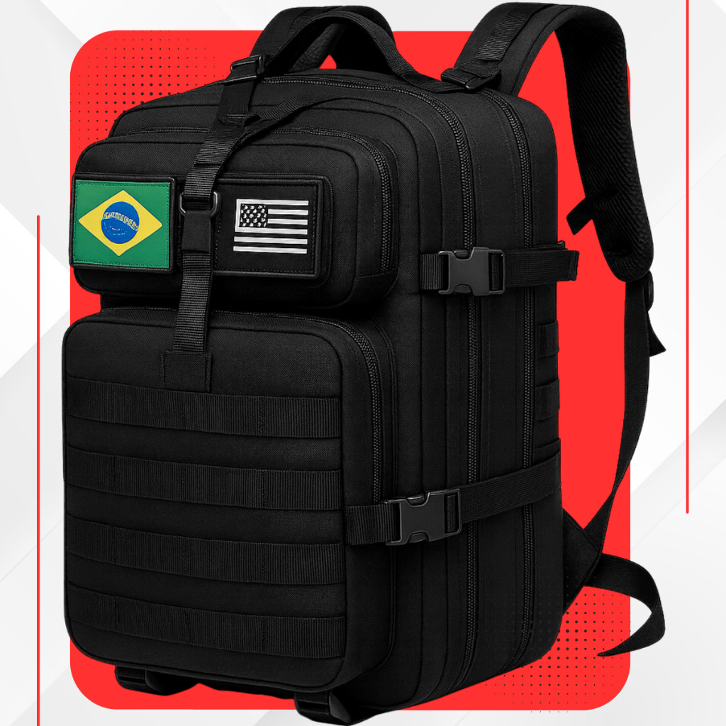 Mochila Militar Tática Impermeável 50 Litros Gra