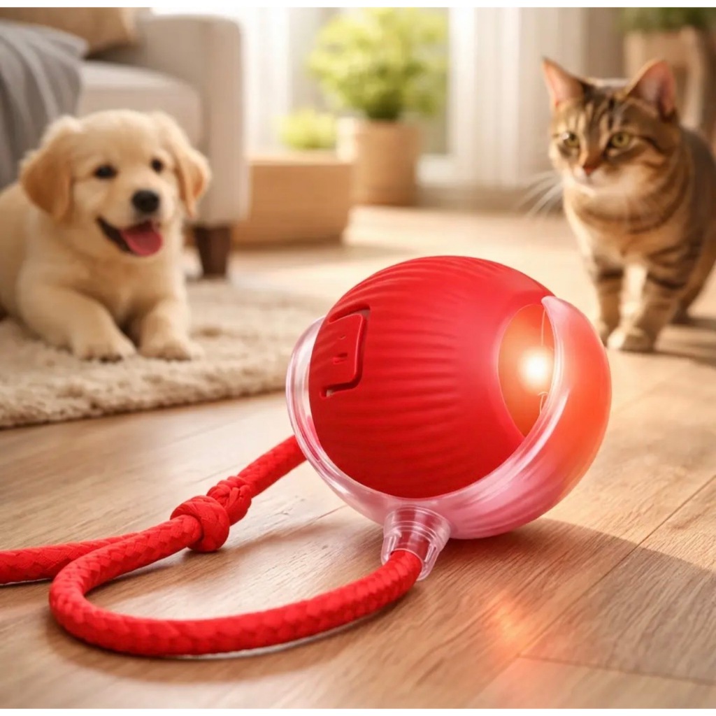 Bola Brinquedo Inteligente para Gato Cachorro Inte