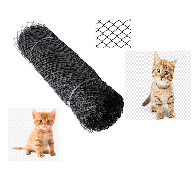 TELA PLÁSTICO MULTIUSO PROTEÇÃO GATOS (1,00m a 