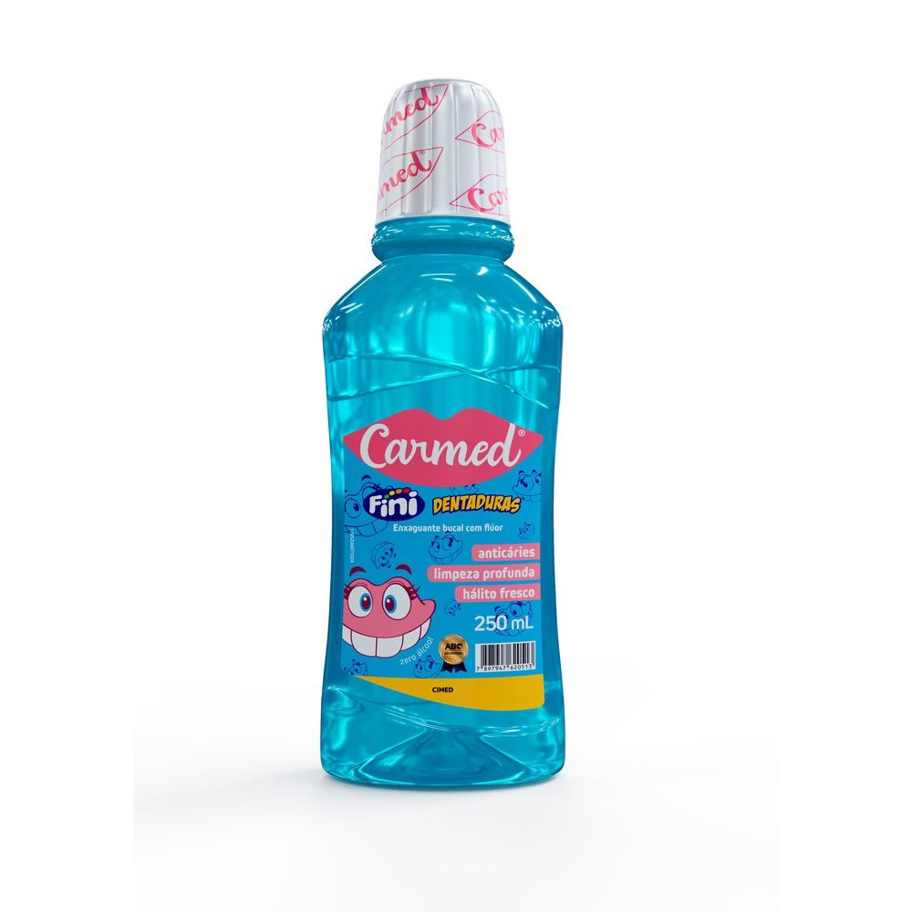 Enxaguante Bucal Fini Dentaduras com Flúor Hálit