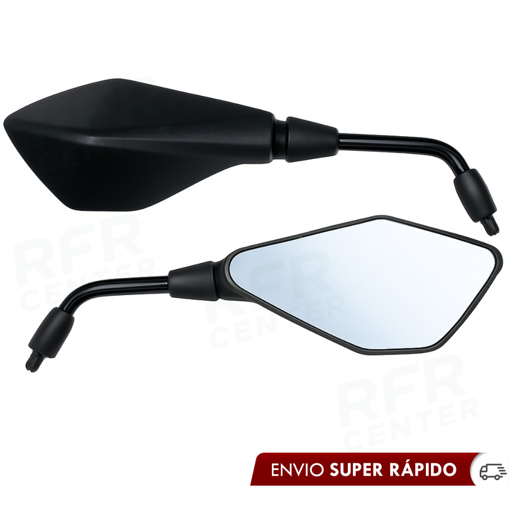 Retrovisor Mini Kawasaki Z400 Honda Ou Yamaha Rena
