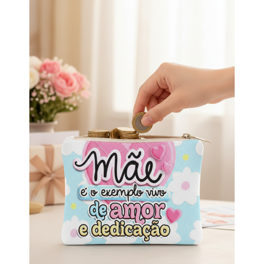 30 unid – Porta Moeda Personalizado Dia das 
