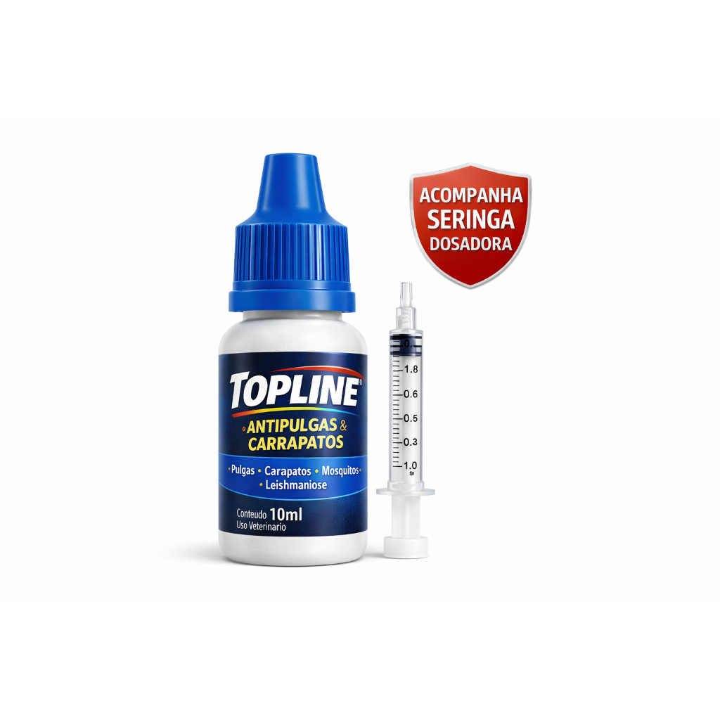 TOP LINE 10ML SPOT ON – PODEROSO ANTIPULGAS,