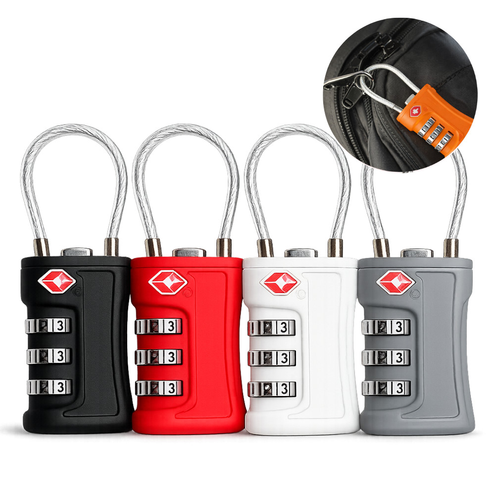 Cadeado com Senha TSA para Mala Mochila Armário B
