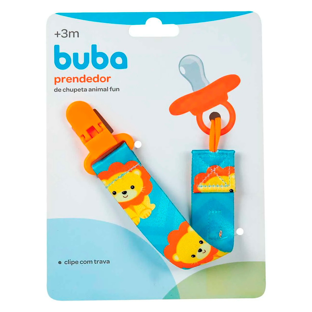 Prendedor De Chupeta Animal Fun Leão 12047 –