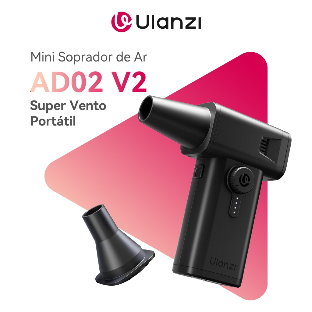 Ulanzi AD02 V2 Storm Mini Soprador de Ar 130.000 R