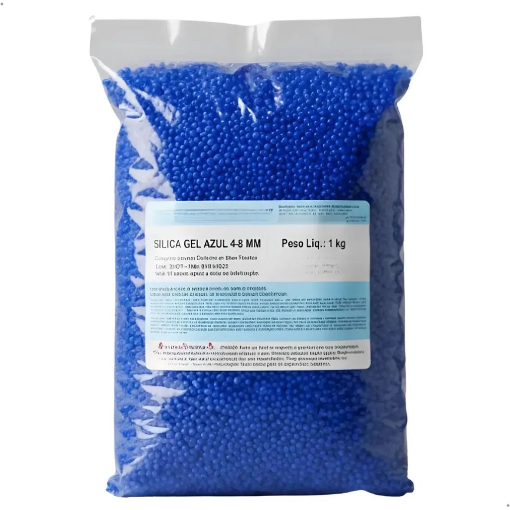 Sílica Gel Azul Desumidificante Elimina Umidade M