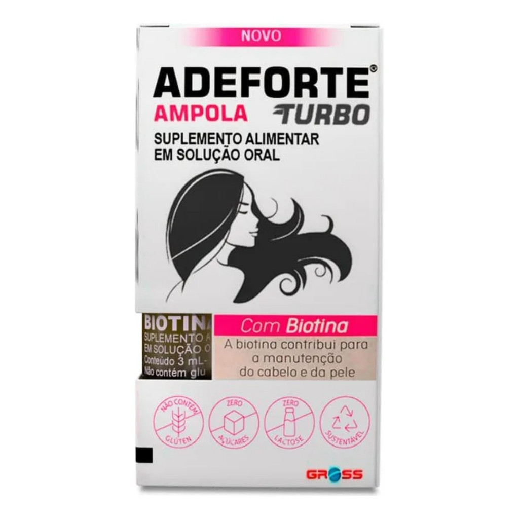 Suplemento Alimentar Adeforte Turbo 2 Ampola De 3m